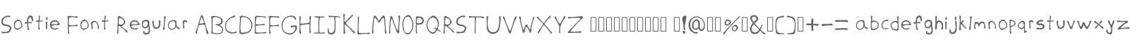 Softie Font Regular