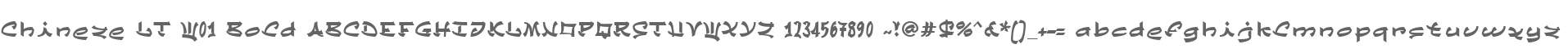 Chineze LT W01 Bold