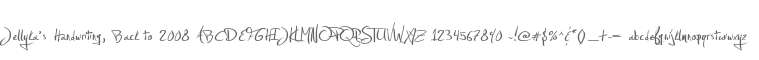 Jellyka's Handwriting, Back to 2008
