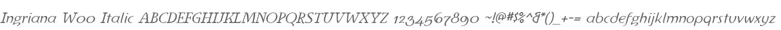 Ingriana W00 Italic