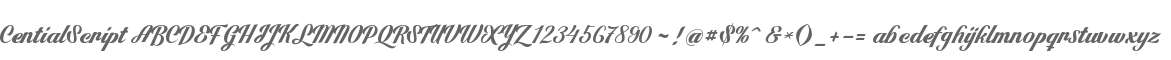 Cential Script