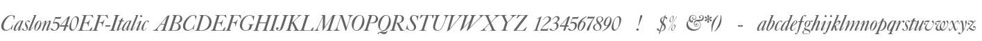 Caslon540EF-Italic