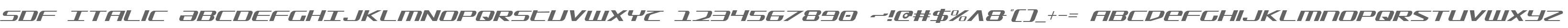 SDF Italic