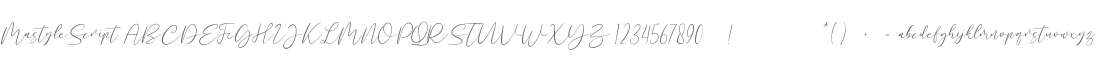 Mastyle Script