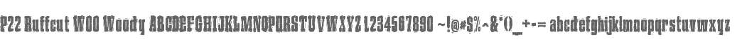 P22 Ruffcut W00 Woody