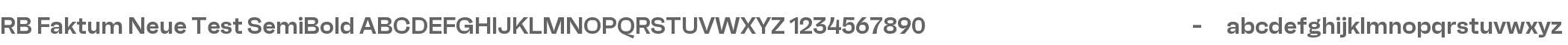 RB Faktum Neue Test SemiBold