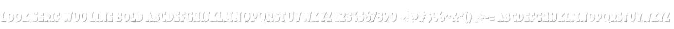 Look Serif W00 Line Bold