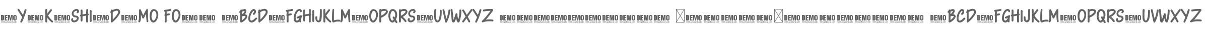 Ayakashi-DEMO FONT