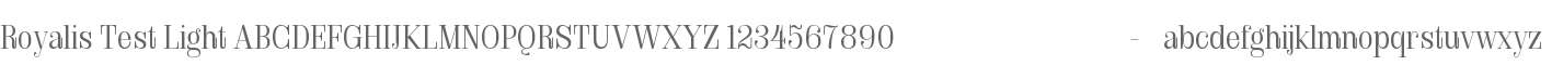 Royalis Test Light