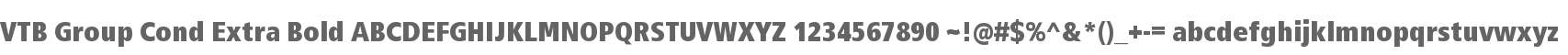 VTB Group Cond Extra Bold