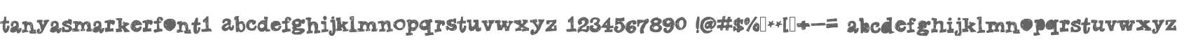 TanyasMarkerFont1