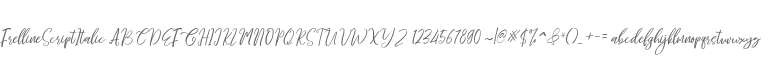 Frelline Script Italic