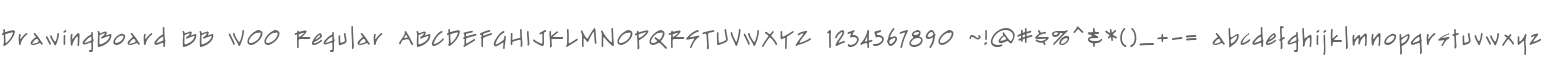 DrawingBoard BB W00 Regular