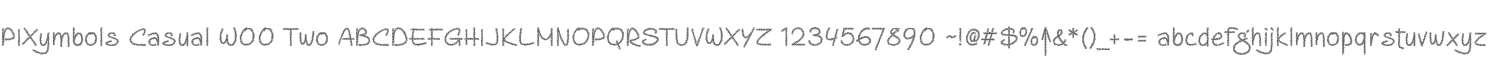 PIXymbols Casual W00 Two