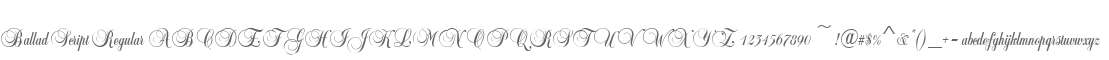 Ballad-Script-Regular