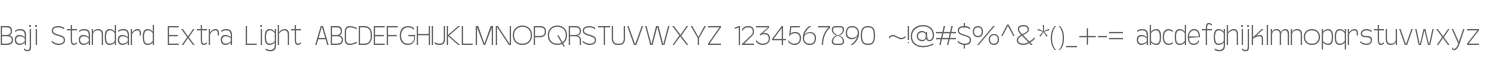 Baji Standard Extra Light