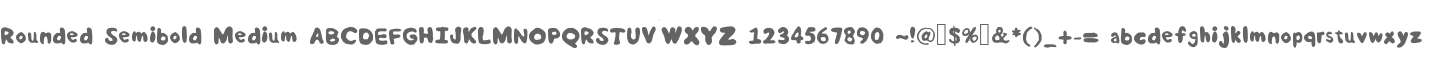 Rounded Semibold Medium