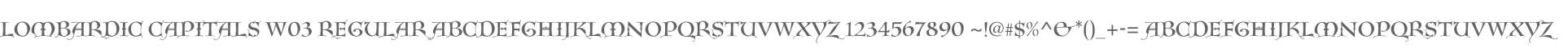 Lombardic Capitals W03 Regular