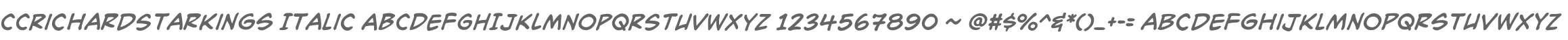 CCRichardStarkings Italic
