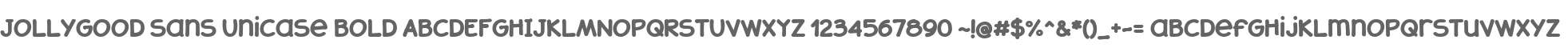 JollyGood Sans Unicase Bold
