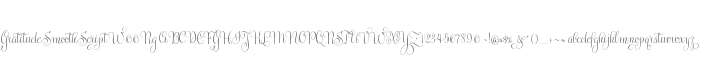 Gratitude Smooth Script W00 Rg