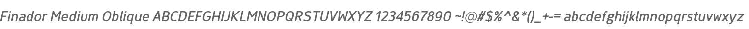 Finador Medium Oblique