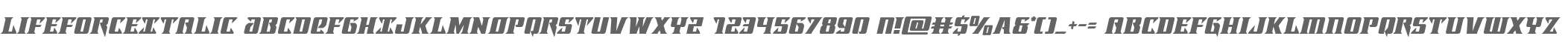 LifeforceItalic