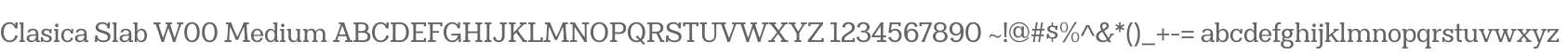 Clasica Slab W00 Medium