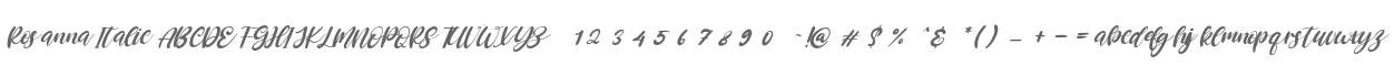 Rosanna Italic