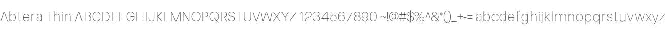 Abtera Thin
