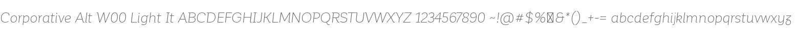 Corporative Alt W00 Light It