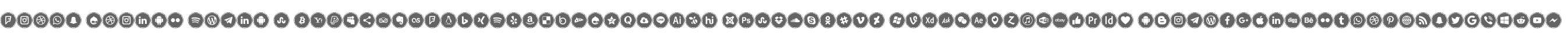 Icons Social Media 3