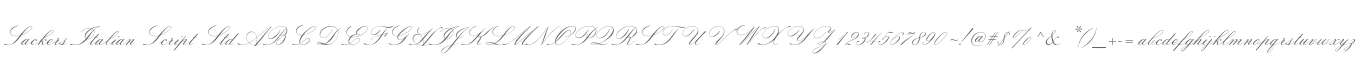 Sackers Italian Script Std