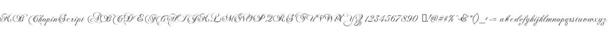 KB ChopinScript