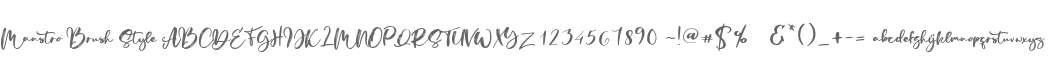 Manstro Brush Style