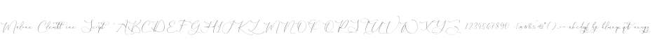 Malone Clemettine Script