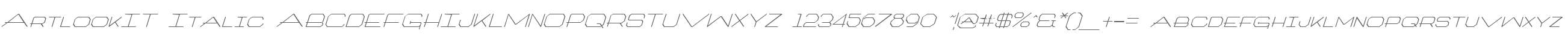 ArtlookIT Italic