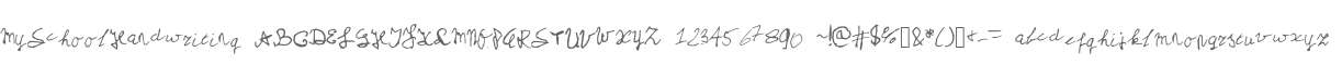 MySchoolHandwriting