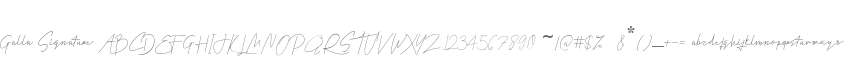 Galla Signature