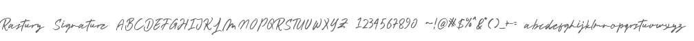 Rastury Signature