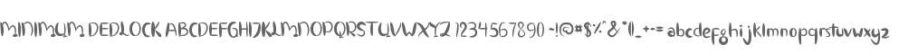 MINIMUM DEDLOCK