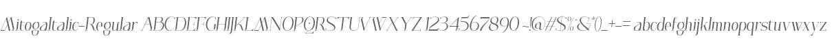 Mitoga Italic