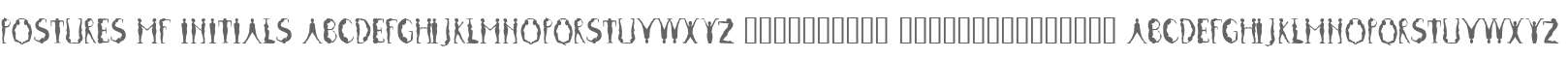 Postures MF Initials
