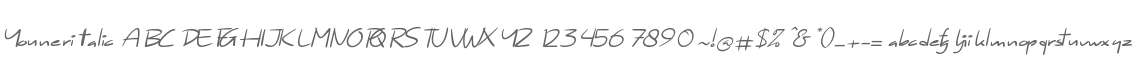 Youneri Italic