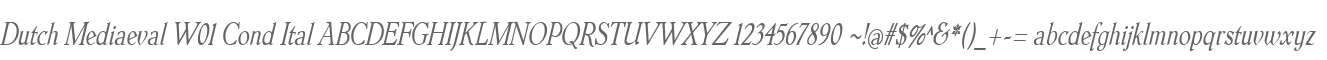 Dutch Mediaeval W01 Cond Ital
