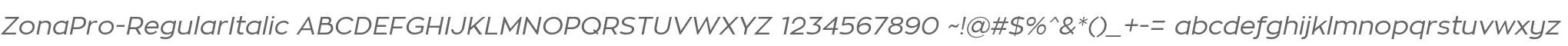 ZonaPro-RegularItalic