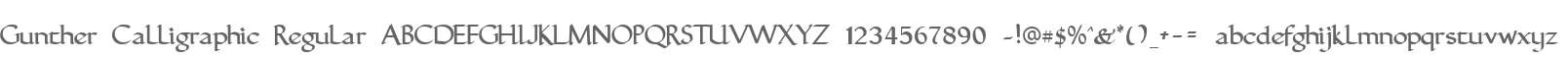 Gunther Calligraphic Regular