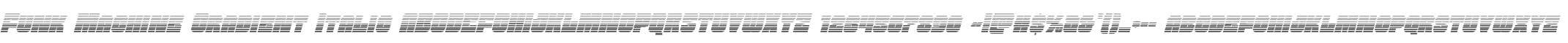 Funk Machine Gradient Italic