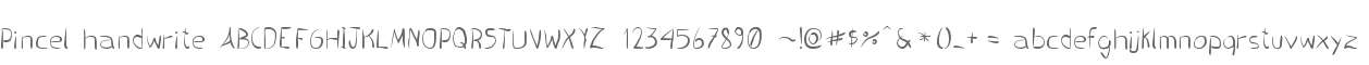 Pincel handwrite