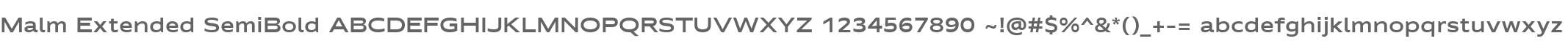 Malm SemBd Extd